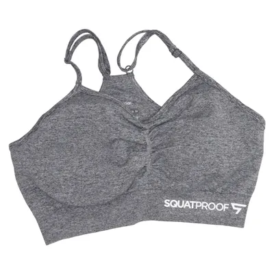 Sports-BH (Grå) fra Squatproof Elastan, Nylon, Polyester