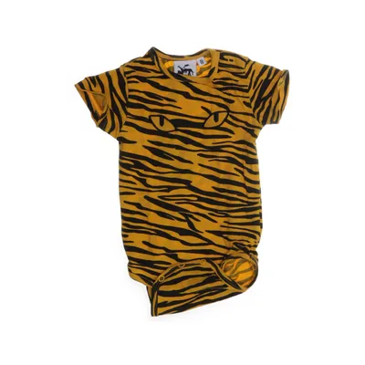 Body (Gul, Svart) från Kolmården Bomull, Elastan