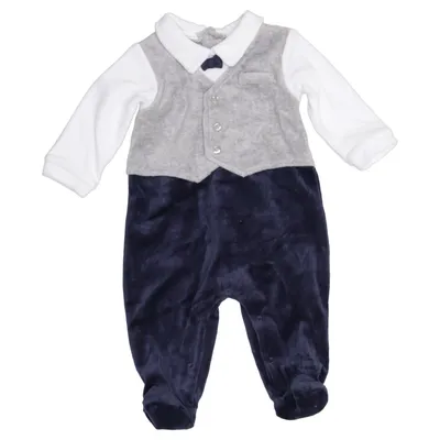 Rompers (Blue, Gray, White) from Fagottino