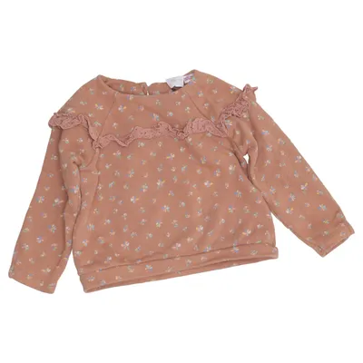Sweatshirt (Brown, Multicolored) from Zara Baby Cotton, Polyester, Viscose