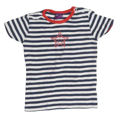 T-shirt (Blauw, Wit, Rood) van Living Crafts Organisch katoen