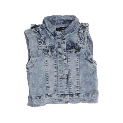 Denim vest (Blue) from Persival Cotton, Elastane