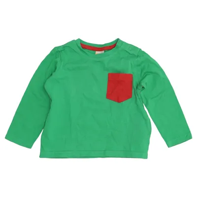 Long sleeve T-shirt (Green) from Kaxs by KappAhl Organic cotton