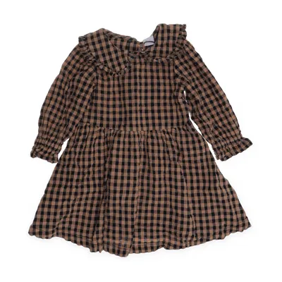 Kleid (Schwarz, Beige, Mehrfarbig) von Lindex Kids Baumwolle