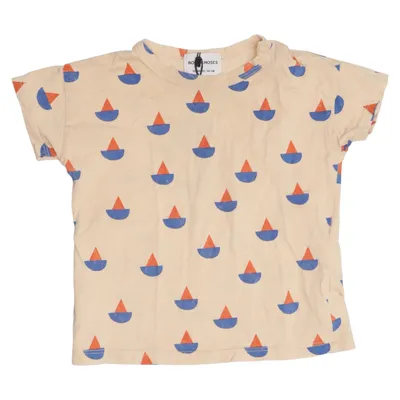 T-shirt (Beige, Blauw, Oranje) van Bobo Choses Organisch katoen