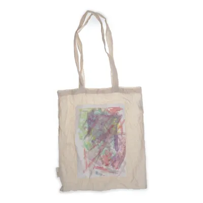 Canvas bag (Beige, Multicolored) from C Organic Cotton Cotton