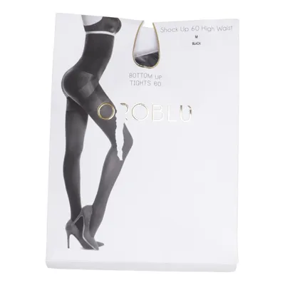 Nylon panty (Bottom Up Tights 60 Den Shock Up 60 High Waist) van Oroblu Elastaan, Polyamide