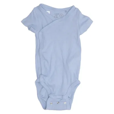 Romper (Blauw) van Lindex Baby Katoen, Elastaan
