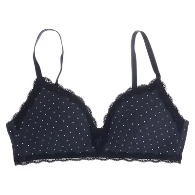 Bralette (Blue, White) from Essentials by Tchibo Organic cotton, Elastane
