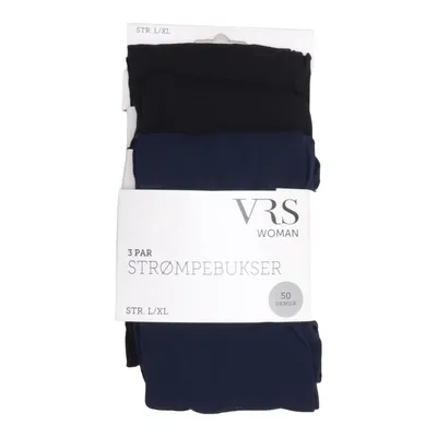 Tights (Black, Blue) from VRS Woman Elastane, Polyamide