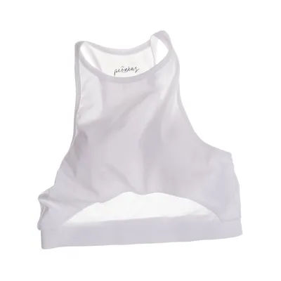Brassière (Blanc) de Peonias Élasthane, Polyester
