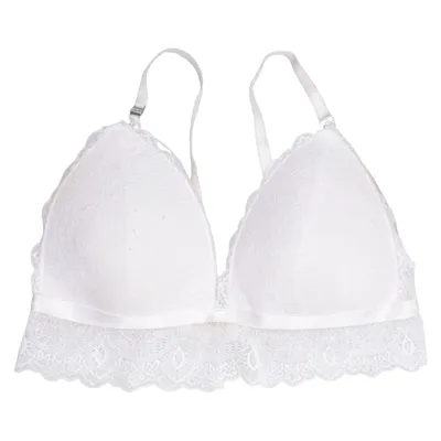 Bralette (Wit) van Censored Elastaan, Polyamide