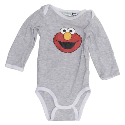 Body (Grå) fra Sesame Street Økologisk bomuld, Viscose