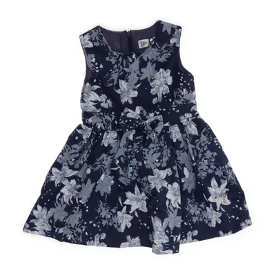 Dress (Blue, Multicolored) from Diba Cotton, Polyester