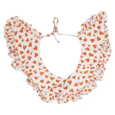 Hemdkragen (Weiß, Orange)