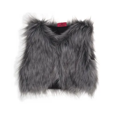 Bont gilet (Grijs) van Me Too Polyester