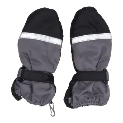 Mittens (Gray, Black) from Beaver Cotton, Polyamide