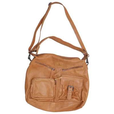 Skuldertaske (Beige) fra The Brand Læder, Polyester
