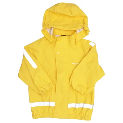 Regenjacke (Gelb) von True North Polyester, Polyurethan