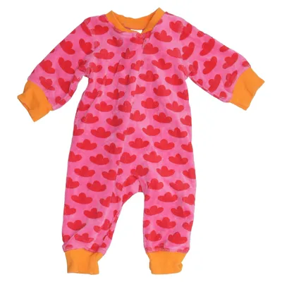 Barboteuse (Rose, Rouge, Orange) de Polarn O. Pyret Coton, Polyester