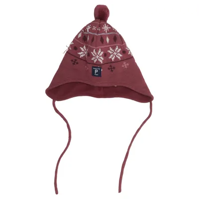 Bobble hat (Red, White, Multicolored) from Polarn O. Pyret Recycled polyester, Wool