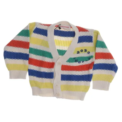 Cardigan (Beige, Meerkleurig) van Bobo Choses Organisch katoen