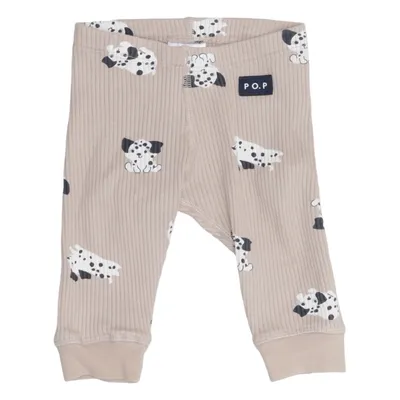Leggings (Beige, Multicolored) from Polarn O. Pyret Elastane, Organic cotton