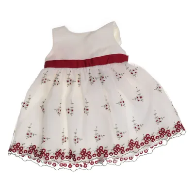 Blomsterpigekjole (A10443) fra American Princess Polyester