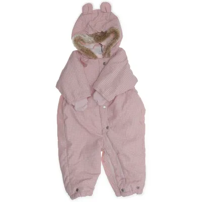 Overall (Rosa, Vit) från Baby Baby Bomull, Polyester