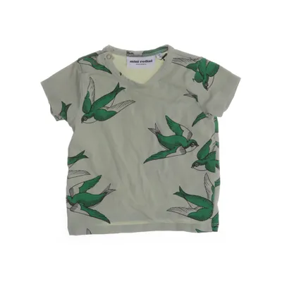 T-shirt (Grön, Vit) från Mini Rodini Elastan, Ekologisk bomull