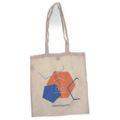 Canvas bag (Beige, Blue, Orange) from Noor Living