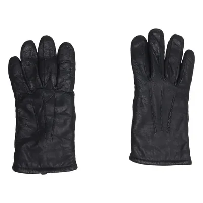 Leather gloves (Black) from Handskmakar'n