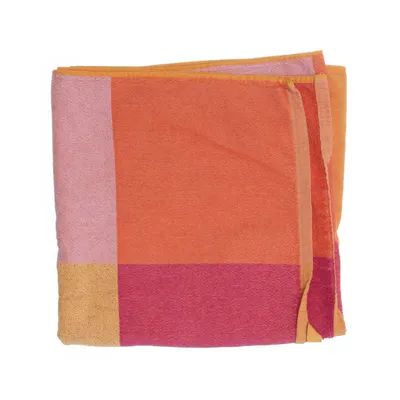 Handduk (Rosa, Orange, Flerfärgad) från TCM