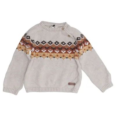 Strickpullover (Beige, Mehrfarbig) von Newbie by KappAhl Baumwolle