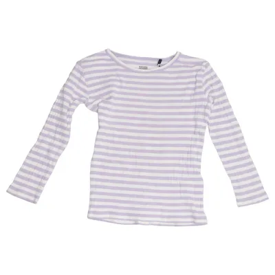 Long sleeve T-shirt (Purple, White) from Magasin Du Nord Organic cotton
