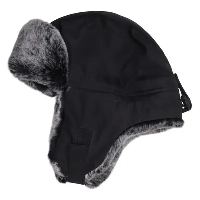 Trapper hat (Black, Gray) from Lindberg Faux fur, Polyamide, Polyester