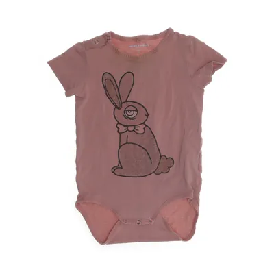 Body (Rosa) från Mini Rodini Elastan, Ekologisk bomull