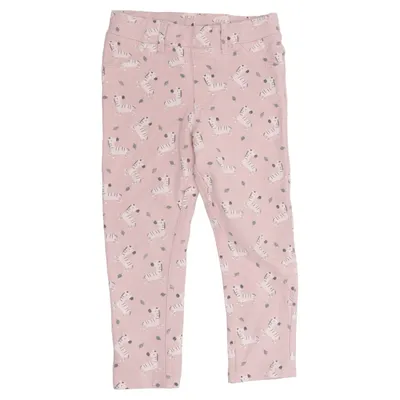 Leggings (Pink, Multicolored) from Skill Cotton, Elastane