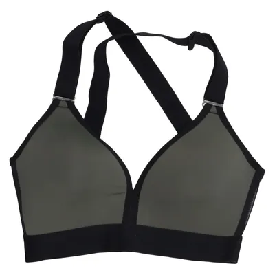 Sports bra (Green, Black) from Kaytan Elastane, Polyamide, Polyester
