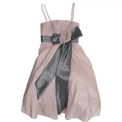 Flower girl dress (Beige, Gray) from Lou-Lou Polyester