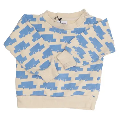 Sweatshirt (Beige, Blue) from Bobo Choses Cotton