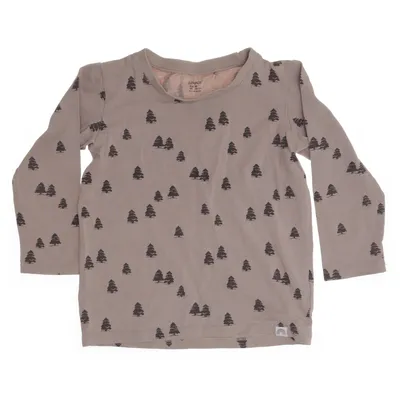 Långärmad t-shirt (Beige) från Lindex Bomull, Elastan