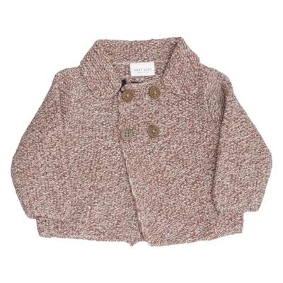 Cardigan (Marron, Blanc) de Next Baby Acrylique, Coton