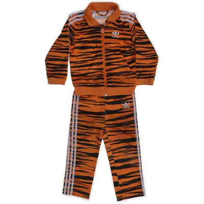 Träningsställ (Orange, Svart, Vit) från Adidas Polyester