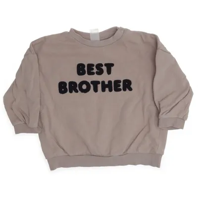 Collegetröja (Beige, Svart) från H&M Bomull