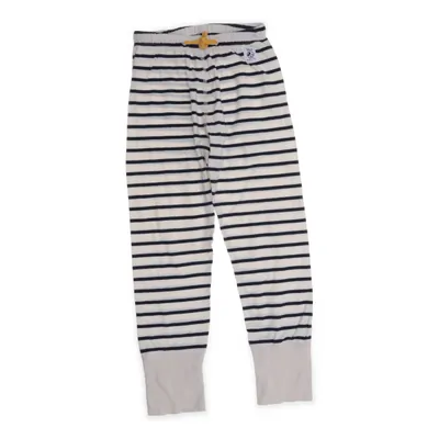 Pyjama broek (Wit, Zwart) van Disney x Polarn O. Pyret Elastaan, Organisch katoen