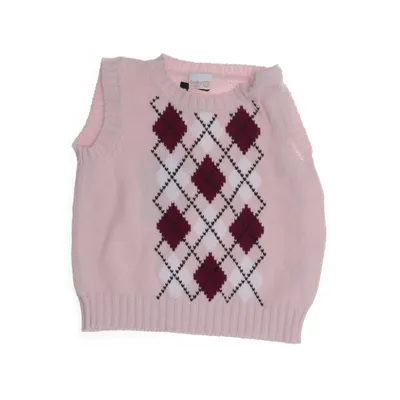 Slipover (Rosa, Vit, Brun) från Baby Bomull