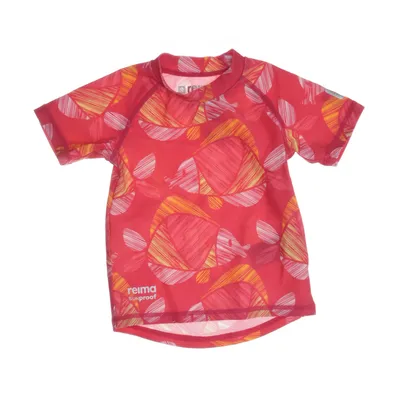 T-shirt de natation (Rouge, Multicolore) de Reima Sunproof Élasthane, Polyamide