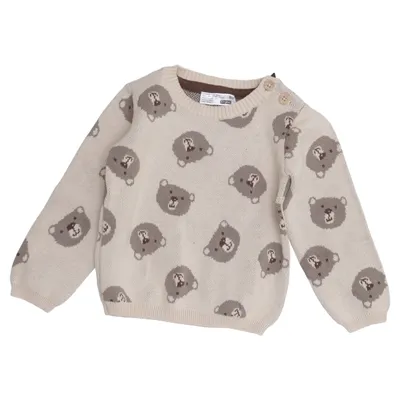 Pull-over (Beige, Marron) de Ergee Coton