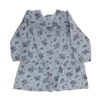 Klänning (Blå, Flerfärgad) från ICA Elastan, Ekologisk bomull